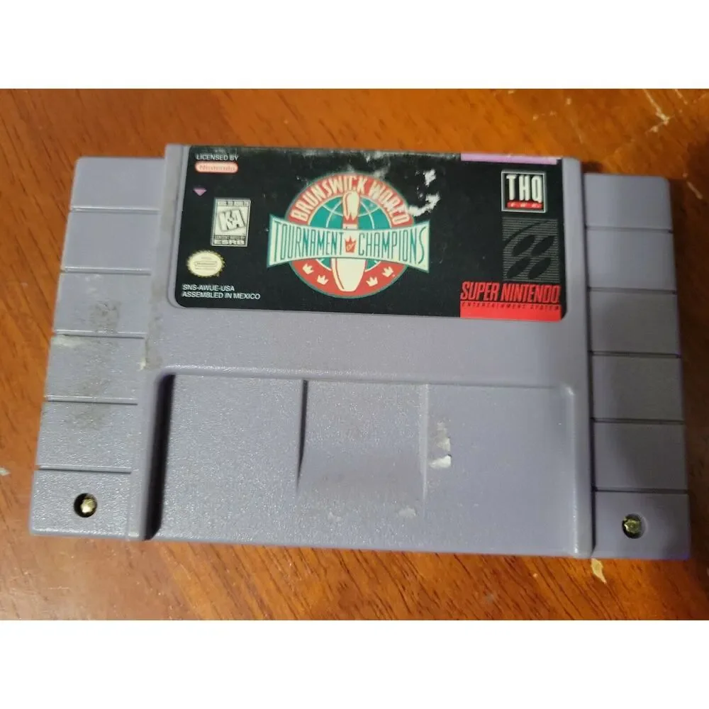 Brunswick World Tournament of Champions UNTESTED Cartridge (Super NES,1997)
